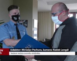 Vedení města ocenilo strážníka