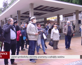 Lázně symbolicky otevřely prameny a zahájily sezónu