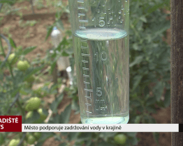 Město podporuje zadržování vody v krajině