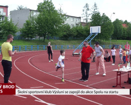 Školní sportovní klub Výsluní se zapojil do akce Spolu na startu
