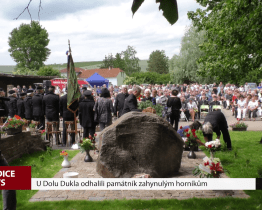 U Dolu Dukla odhalili památník zahynulým horníkům