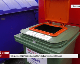 Ve městě rozmístí 50 oranžových barelů na jedlý olej