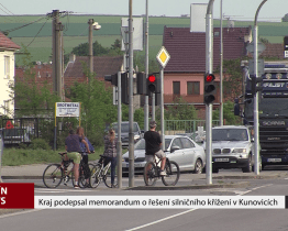 Kraj podepsal memorandum o řešení silničního křížení v Kunovicích