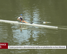 Česká juniorská a dorostenecká špička se představila na řece Moravě