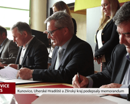 Kunovice, Uherské Hradiště a Zlínský kraj podepsaly memorandum