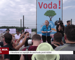 I Veselané se zapojili do pochodu proti těžbě