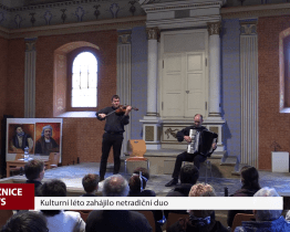 Kulturní léto zahájilo netradiční duo
