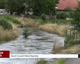 Hasiči museli hlídat Kyjovku