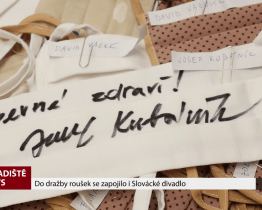 Do dražby roušek se zapojilo i Slovácké divadlo