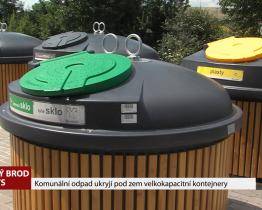 Komunální odpad ukryjí pod zem velkokapacitní kontejnery