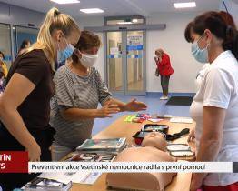 Preventivní akce Vsetínské nemocnice radila s první pomocí