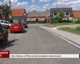 Ulice Radovy a Příkrá prošly rekonstrukcí