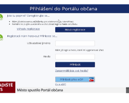 Město spustilo Portál občana