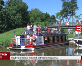 Plavby po Baťově kanálu k ostrožskému zámku