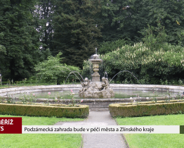 Podzámecká zahrada bude v péči města a Zlínského kraje