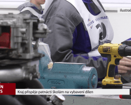 Kraj přispěje patnácti školám na vybavení dílen