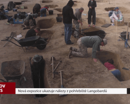 Nová expozice ukazuje nálezy z pohřebiště Langobardů