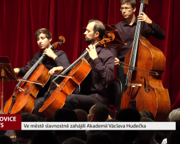 Ve městě slavnostně zahájili Akademii Václava Hudečka
