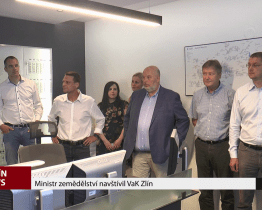 Ministr zemědělství navštívil VaK Zlín