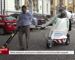 Úklid veřejných prostranství zefektivní nový komunální vysavač