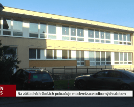 Na základních školách pokračuje modernizace odborných učeben