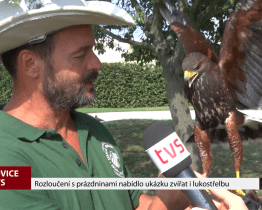 Rozloučení s prázdninami nabídlo ukázku zvířat i lukostřelbu