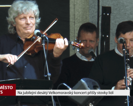Na jubilejní desátý Velkomoravský koncert přišly stovky lidí