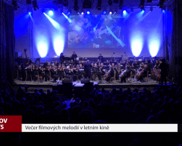 Večer filmových melodií v letním kině