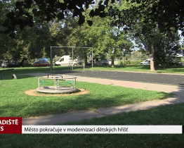 Město pokračuje v modernizaci dětských hřišť