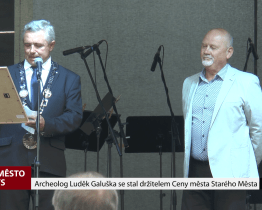 Archeolog Luděk Galuška se stal dalším držitelem Ceny města Starého Města