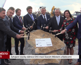 Zahájení stavby dálnice D55 mezi Starým Městem a Babicemi