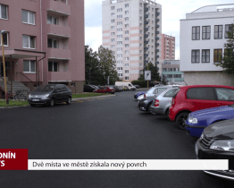 Dvě místa ve městě získala nový povrch