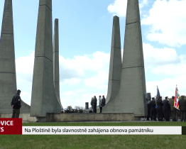 Na Ploštině byla slavnostně zahájena obnova památníku