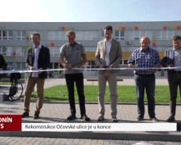 Rekonstrukce Očovské ulice je u konce