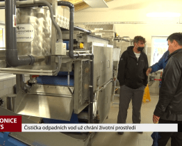 Čistička odpadních vod už chrání životní prostředí