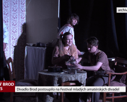 Divadlo Brod postoupilo na Festival mladých amatérských divadel 