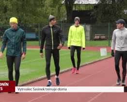 Vytrvalec Sasínek trénuje doma