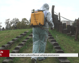 Město nechalo vydezinfikovat veřejná prostranství