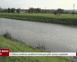 U Olšavy vzniknou atraktivní místa pro pěší, turisty a pejskaře