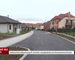 Dokončení plánovaných investic nezabránila ani koronavirová krize