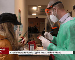 V hodonínské nemocnici vypomáhají i studenti medici