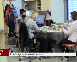 Uzavřená je také městská knihovna