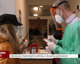 Nemocnici chybí lékaři na dětskou i dospělou pohotovost