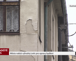 Město nabízí výhodný úvěr pro opravy bydlení