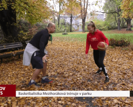 Basketbalistka Mezihoráková trénuje v parku