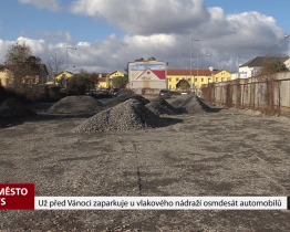 Už před Vánoci zaparkuje u vlakového nádraží osmdesát automobilů