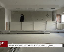 Rekonstrukce kina Svět pokračuje podle harmonogramu