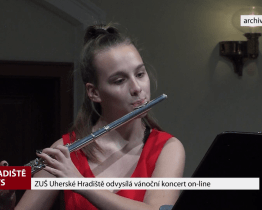 ZUŠ Uherské Hradiště odvysílá vánoční koncert on-line