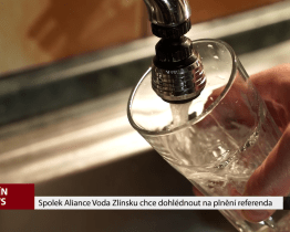 Spolek Aliance Voda Zlínsku chce dohlédnout na plnění referenda