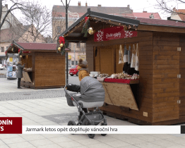 Jarmark letos opět doplňuje vánoční hra